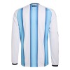 Camisola Argentina Equipamento Principal Copa do Mundo 2026 Manga Comprida
