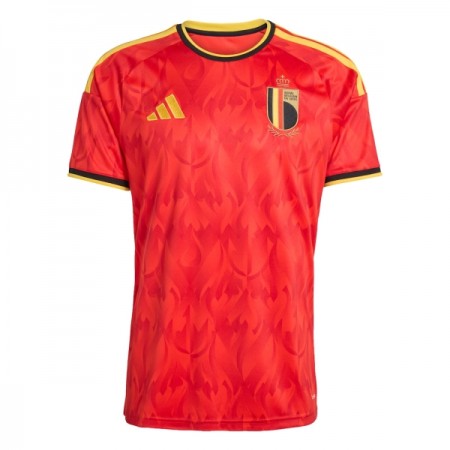Camisola Bélgica Equipamento Principal Copa do Mundo 2026 Manga Curta