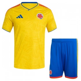 Camisola Colômbia Criança Equipamento Principal Copa do Mundo 2026 Manga Curta