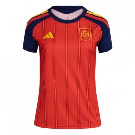 Camisola Espanha Mulher Equipamento Principal Copa do Mundo 2026 Manga Curta