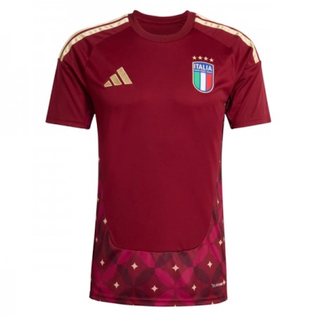 Camisola Itália Guarda Redes Equipamento Principal Copa do Mundo 2026 Vermelha Manga Curta