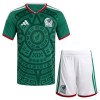 Camisola México Criança Equipamento Principal Copa do Mundo 2026 Manga Curta