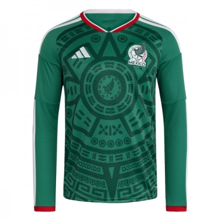 Camisola México Equipamento Principal Copa do Mundo 2026 Manga Comprida