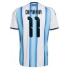 Camisola Argentina Di Maria 11 Equipamento Principal Mundial de 2026 Manga Curta