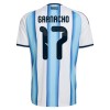 Camisola Argentina Garnacho 17 Equipamento Principal Mundial de 2026 Manga Curta