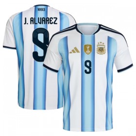 Camisola Argentina J. Alvarez 9 Equipamento Principal Mundial de 2026 Manga Curta