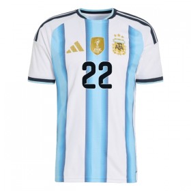 Camisola Argentina Lautaro Martinez 22 Criança Equipamento Principal Mundial de 2026 Manga Curta
