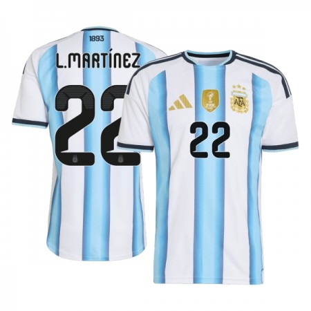 Camisola Argentina Lautaro Martinez 22 Equipamento Principal Mundial de 2026 Manga Curta