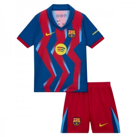 Camisola FC Barcelona Criança Equipamento Quarto 2025-26 Manga Curta