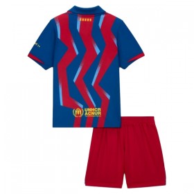 Camisola FC Barcelona Criança Equipamento Quarto 2025-26 Manga Curta