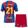 Camisola FC Barcelona Frenkie de Jong 21 Criança Equipamento Quarto 2025-26 Manga Curta