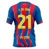 Camisola FC Barcelona Frenkie de Jong 21 Equipamento Quarto 2025-26 Manga Curta