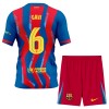 Camisola FC Barcelona Gavi 6 Criança Equipamento Quarto 2025-26 Manga Curta