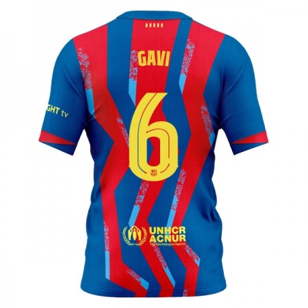 Camisola FC Barcelona Gavi 6 Equipamento Quarto 2025-26 Manga Curta