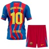 Camisola FC Barcelona Lamine Yamal 10 Criança Equipamento Quarto 2025-26 Manga Curta