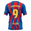 Camisola FC Barcelona Lewandowski 9 Criança Equipamento Quarto 2025-26 Manga Curta