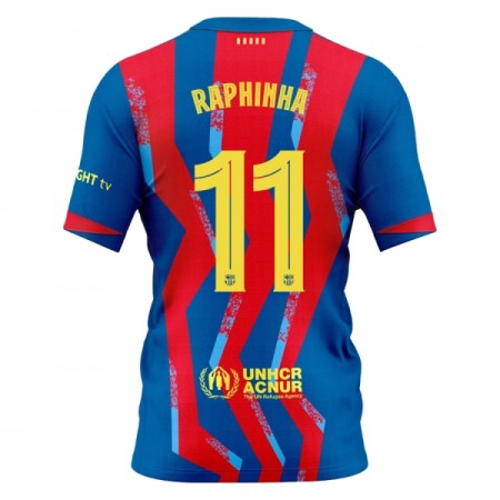 Camisola FC Barcelona Raphinha 11 Equipamento Quarto 2025-26 Manga Curta
