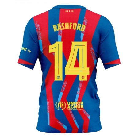 Camisola FC Barcelona Rashford 14 Equipamento Quarto 2025-26 Manga Curta