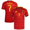 Camisola Bélgica De Bruyne 7 Equipamento Principal Mundial de 2026 Manga Curta