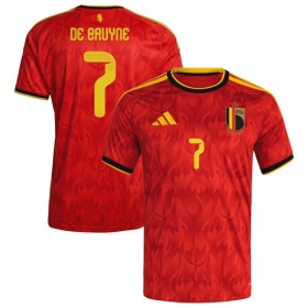 Camisola Bélgica De Bruyne 7 Equipamento Principal Mundial de 2026 Manga Curta