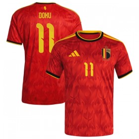 Camisola Bélgica Doku 11 Equipamento Principal Mundial de 2026 Manga Curta