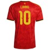 Camisola Bélgica Lukaku 10 Equipamento Principal Mundial de 2026 Manga Curta