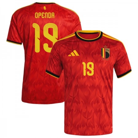 Camisola Bélgica Openda 19 Equipamento Principal Mundial de 2026 Manga Curta