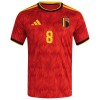 Camisola Bélgica Tielemans 8 Equipamento Principal Mundial de 2026 Manga Curta