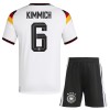 Camisola Alemanha Kimmich 6 Criança Equipamento Principal Mundial de 2026 Manga Curta