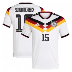 Camisola Alemanha N. Schlotterbeck 15 Equipamento Principal Mundial de 2026 Manga Curta