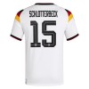 Camisola Alemanha N. Schlotterbeck 15 Equipamento Principal Mundial de 2026 Manga Curta