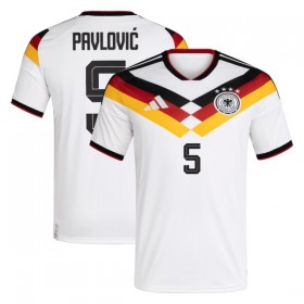 Camisola Alemanha Pavlovic 5 Equipamento Principal Mundial de 2026 Manga Curta