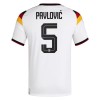 Camisola Alemanha Pavlovic 5 Equipamento Principal Mundial de 2026 Manga Curta