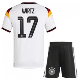 Camisola Alemanha Wirtz 17 Criança Equipamento Principal Mundial de 2026 Manga Curta