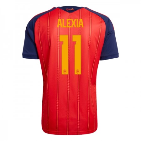 Camisola Espanha Alexia 11 Equipamento Principal Mundial de 2026 Manga Curta