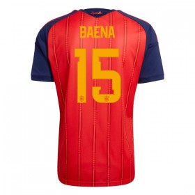 Camisola Espanha Baena 15 Equipamento Principal Mundial de 2026 Manga Curta