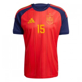 Camisola Espanha Baena 15 Equipamento Principal Mundial de 2026 Manga Curta