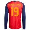 Camisola Espanha Lamine Yamal 19 Equipamento Principal Mundial de 2026 Manga Comprida