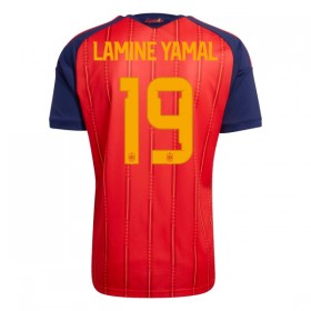 Camisola Espanha Lamine Yamal 19 Equipamento Principal Mundial de 2026 Manga Curta