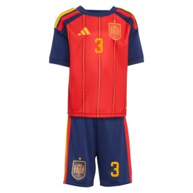 Camisola Espanha Le Normand 3 Criança Equipamento Principal Mundial de 2026 Manga Curta