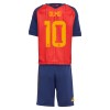 Camisola Espanha Olmo 10 Criança Equipamento Principal Mundial de 2026 Manga Curta