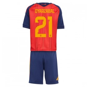 Camisola Espanha OYARZABAL 21 Criança Equipamento Principal Mundial de 2026 Manga Curta