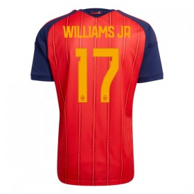 Camisola Espanha Williams JR 17 Equipamento Principal Mundial de 2026 Manga Curta
