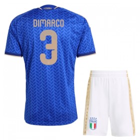 Camisola Itália Dimarco 3 Criança Equipamento Principal Mundial de 2026 Manga Curta