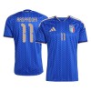 Camisola Itália Raspadori 11 Equipamento Principal Mundial de 2026 Manga Curta