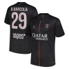 Camisola Paris Saint-Germain B. Barcola 29 Jordan Equipamento Quarto 2025-26 Manga Curta