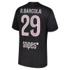 Camisola Paris Saint-Germain B. Barcola 29 Jordan Equipamento Quarto 2025-26 Manga Curta