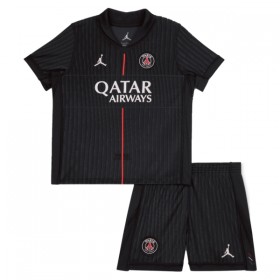 Camisola Paris Saint-Germain D. Doue 14 Jordan Criança Equipamento Quarto 2025-26 Manga Curta