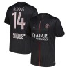 Camisola Paris Saint-Germain D. Doue 14 Jordan Equipamento Quarto 2025-26 Manga Curta