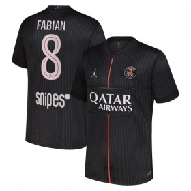 Camisola Paris Saint-Germain Fabian 8 Jordan Equipamento Quarto 2025-26 Manga Curta